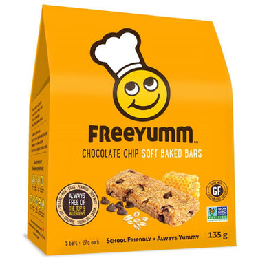 FreeYumm Chocolate Chip Oat Bars